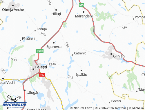 MICHELIN Catranîc map - ViaMichelin