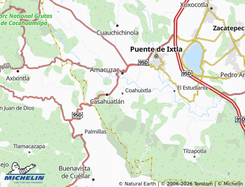 Mapa MICHELIN Coahuixtla - ViaMichelin