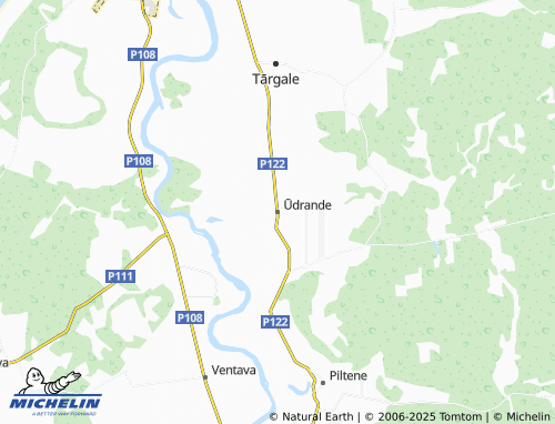 MICHELIN Ūdrande map - ViaMichelin
