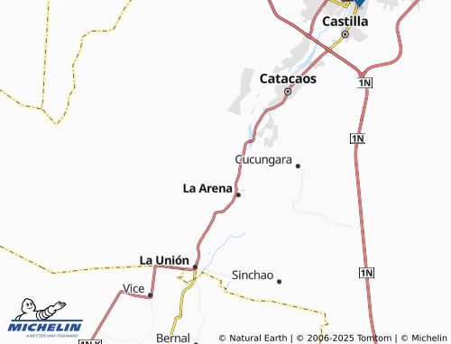 MICHELIN-Landkarte Río Viejo Sur-Alto de Los Carrillos - ViaMichelin