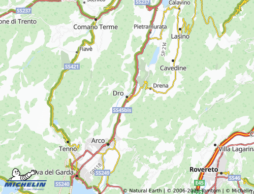 MICHELIN Dro map - ViaMichelin