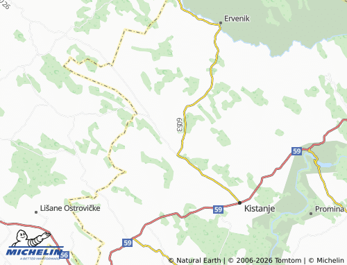MICHELIN-Landkarte Kolašac - ViaMichelin