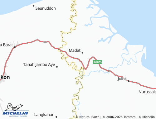 MICHELIN Paya Deumam Dua map - ViaMichelin