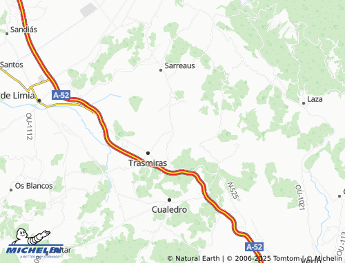 MICHELIN Escornabois (Santa María) map - ViaMichelin