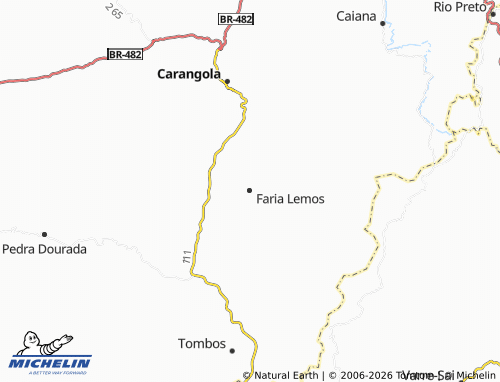 MICHELIN Faria Lemos map - ViaMichelin