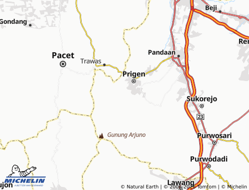 Carte MICHELIN Pecalukan - ViaMichelin