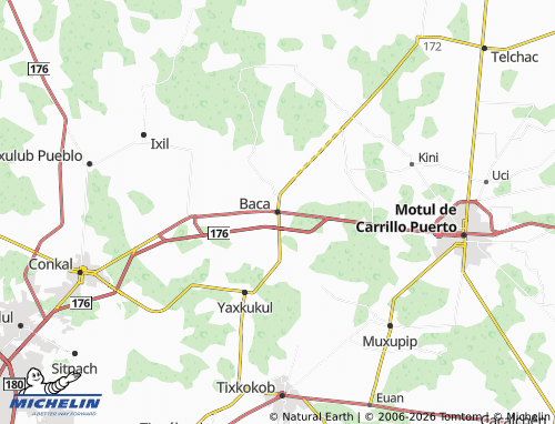 MICHELIN Baca map - ViaMichelin