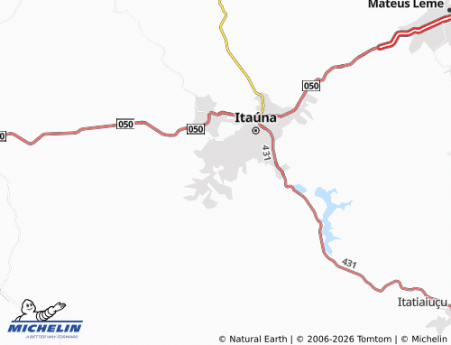 Mappa MICHELIN Três Marias - ViaMichelin
