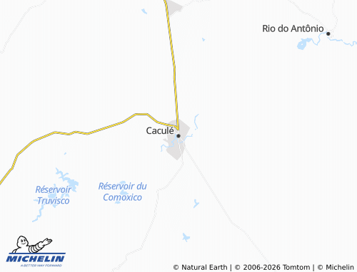 Mappa MICHELIN Caculé - ViaMichelin