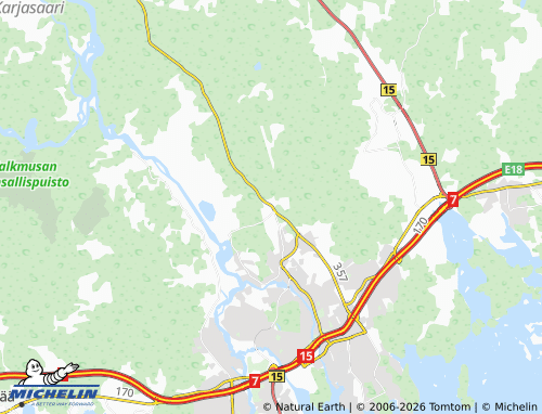 Mappa MICHELIN Peippola - ViaMichelin