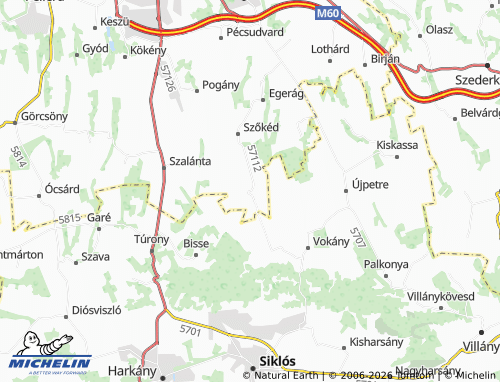 MICHELIN Áta map - ViaMichelin
