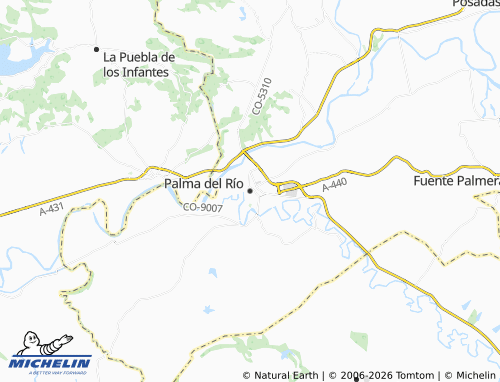 Mapa MICHELIN Palma del Río - ViaMichelin