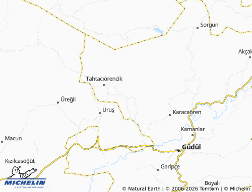 MICHELIN Kavaközü map - ViaMichelin