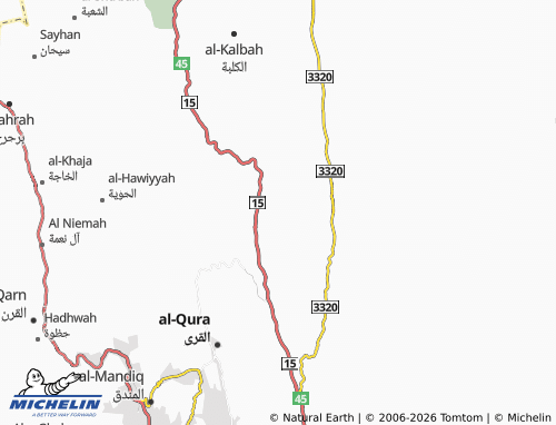 MICHELIN-Landkarte al-Zuhour - ViaMichelin