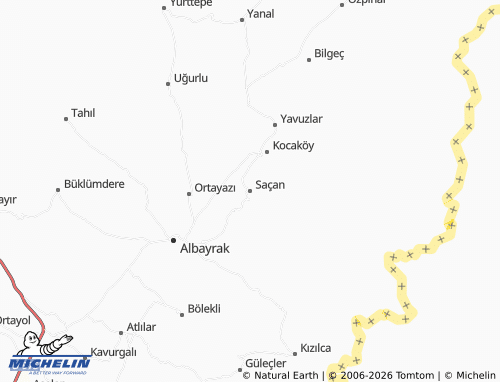 Mappa MICHELIN Saçan - ViaMichelin