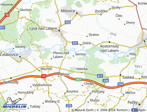 Mappa MICHELIN Semice - ViaMichelin