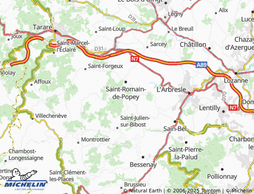 Kaart MICHELIN Mullin - ViaMichelin