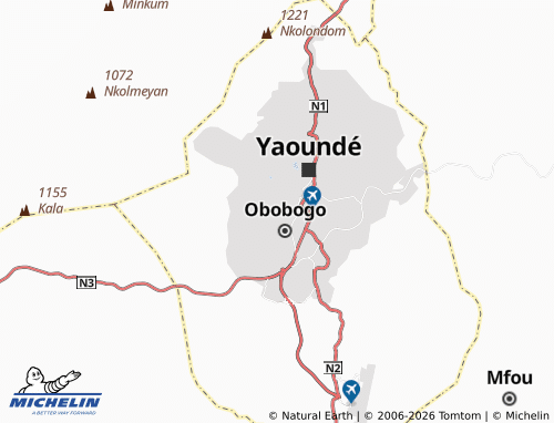 MICHELIN Nsimeyot map - ViaMichelin