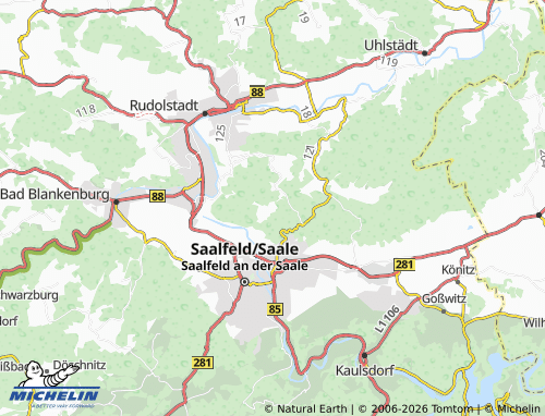 MICHELIN Dorfkulm map - ViaMichelin
