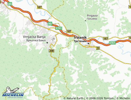 Mapa MICHELIN Dublje - ViaMichelin