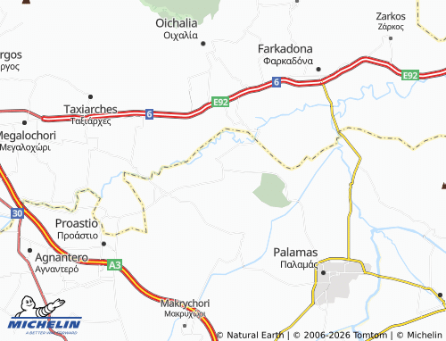 MICHELIN Marathea map - ViaMichelin