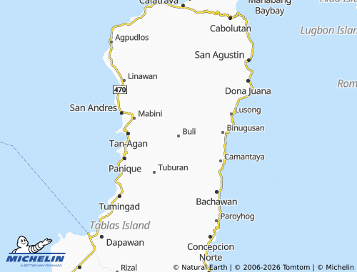 MICHELIN Buli map - ViaMichelin
