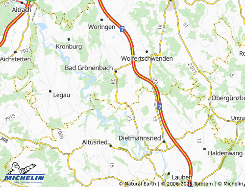 Kaart MICHELIN Kornhofen - ViaMichelin