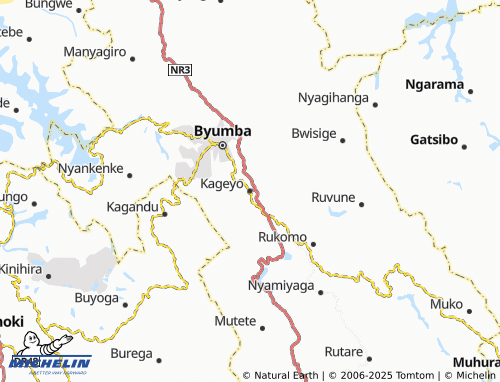 MICHELIN Kageyo map - ViaMichelin