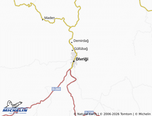 MICHELIN Mercantepe map - ViaMichelin