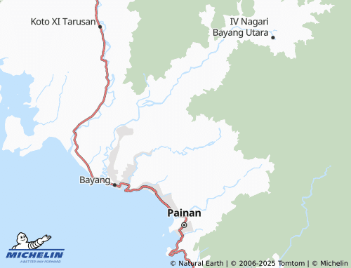 MICHELIN Sungai Gayo Lumpo map - ViaMichelin