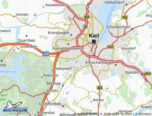 MICHELIN Hassee map - ViaMichelin