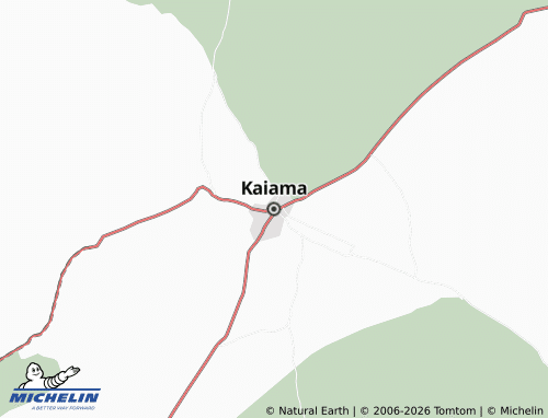 MICHELIN Kaiama map - ViaMichelin