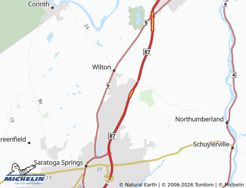Mapa MICHELIN Travers Corners - ViaMichelin