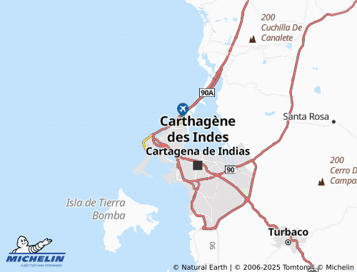 MICHELIN La Paz map - ViaMichelin