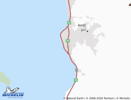MICHELIN Al Corniche map - ViaMichelin