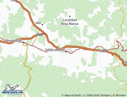 MICHELIN Morelos map - ViaMichelin