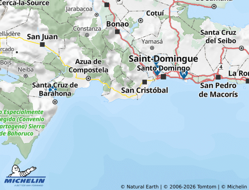 Mappa MICHELIN Peravia - ViaMichelin