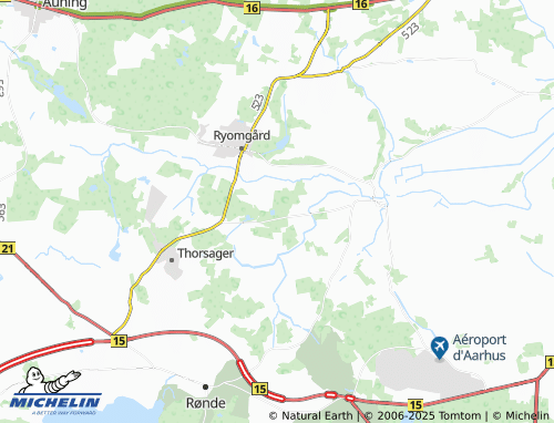 MICHELIN Skarresø map - ViaMichelin