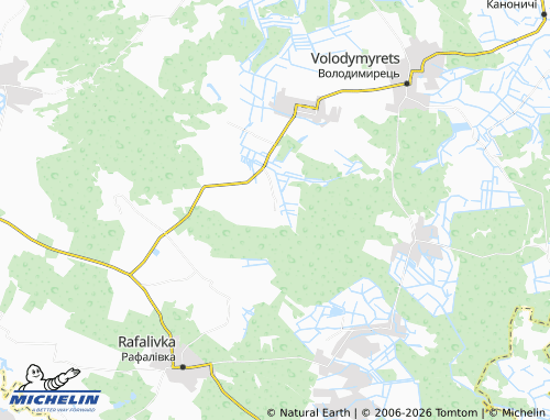 Mappa MICHELIN Ostrivtsi - ViaMichelin