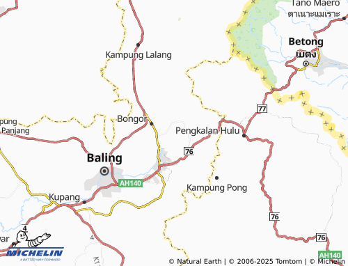 MICHELIN Kampung Teluk Sungai Durian map - ViaMichelin