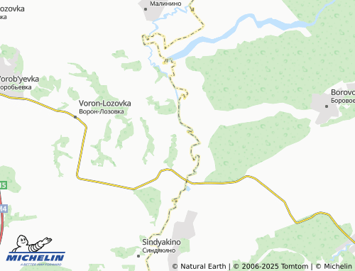 MICHELIN Kurino map - ViaMichelin