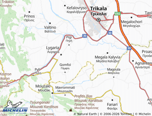 MICHELIN Mouria map - ViaMichelin