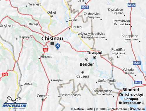 Mapa MICHELIN Anenii Noi - ViaMichelin