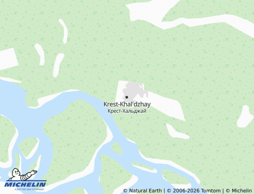 MICHELIN-Landkarte Krest-Khal'dzhay - ViaMichelin