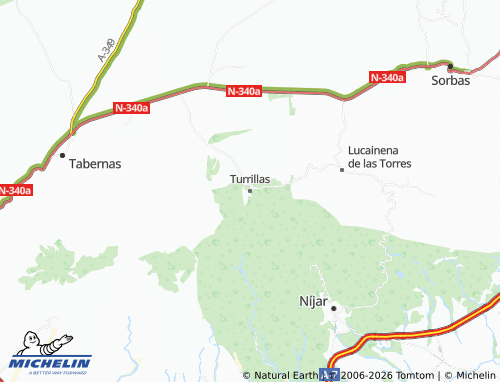 MICHELIN-Landkarte Turrillas - ViaMichelin