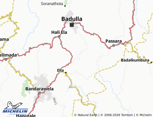 Mappa MICHELIN Gawarawela - ViaMichelin
