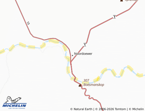 Mappa MICHELIN Noordoewer - ViaMichelin