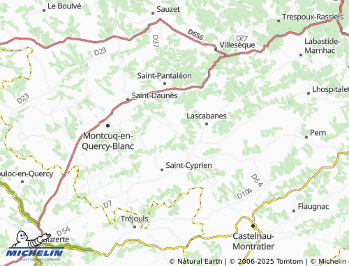 Carte MICHELIN Escayrac - ViaMichelin