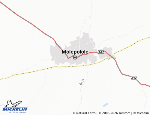 MICHELIN-Landkarte Molepolole - ViaMichelin