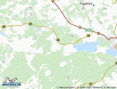 MICHELIN Sõmerpalu map - ViaMichelin